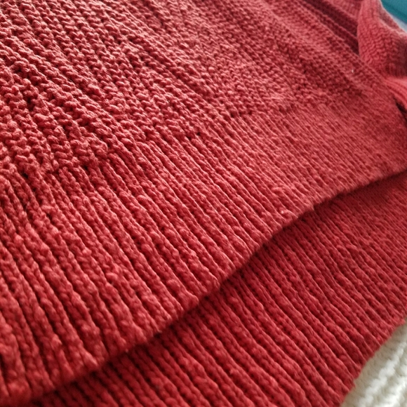 Madewell Red Balloon Sleeve Pullover Sweater - Picture 8 of 9